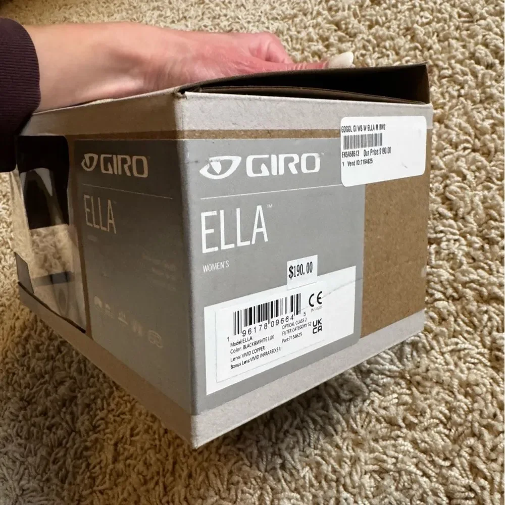 Giro Ella Ski Goggles Snowboard Goggles Houndstooth Gingham NWT